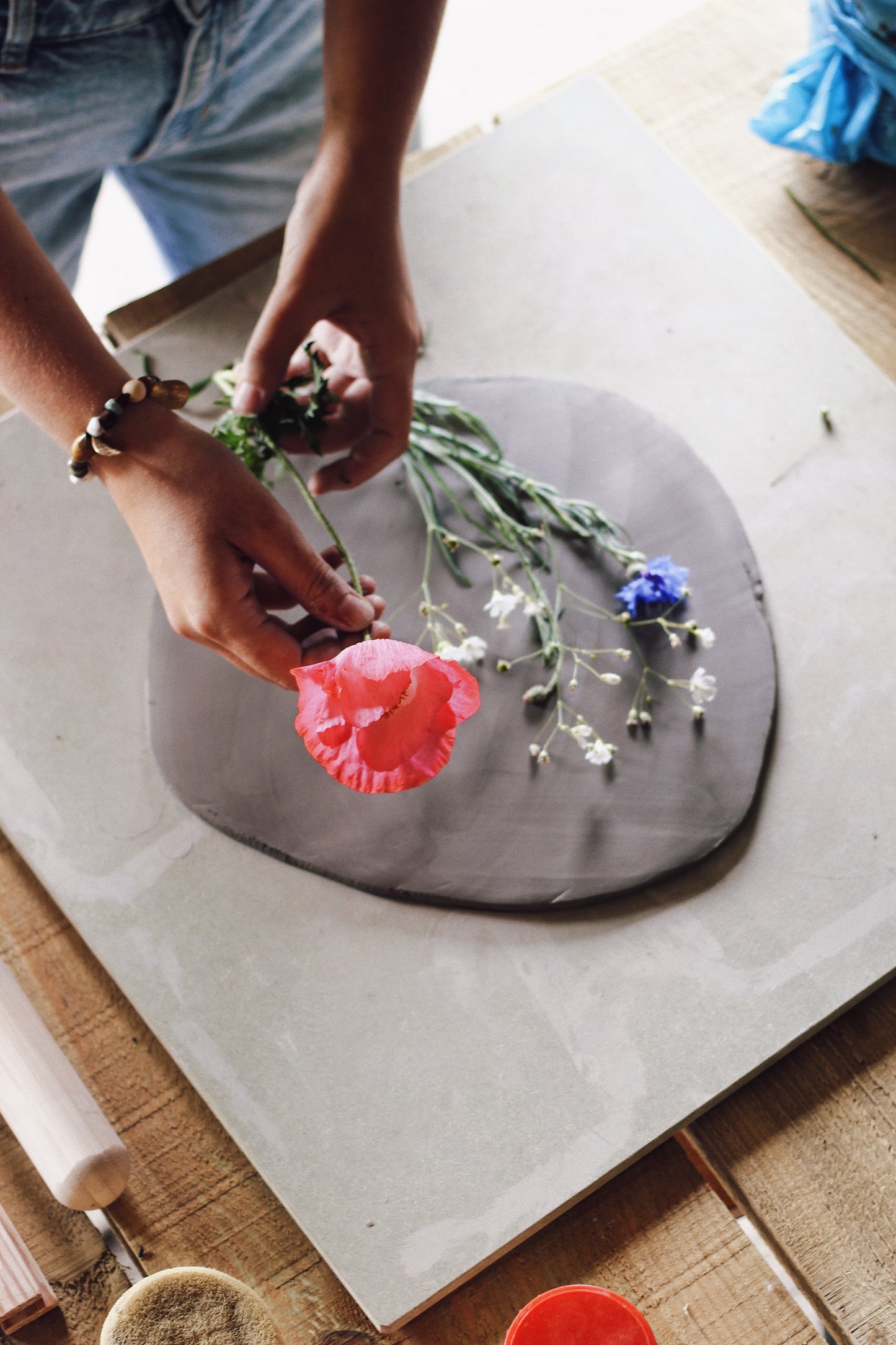 AUGUST - Floral Ceramics: Flower Pressing