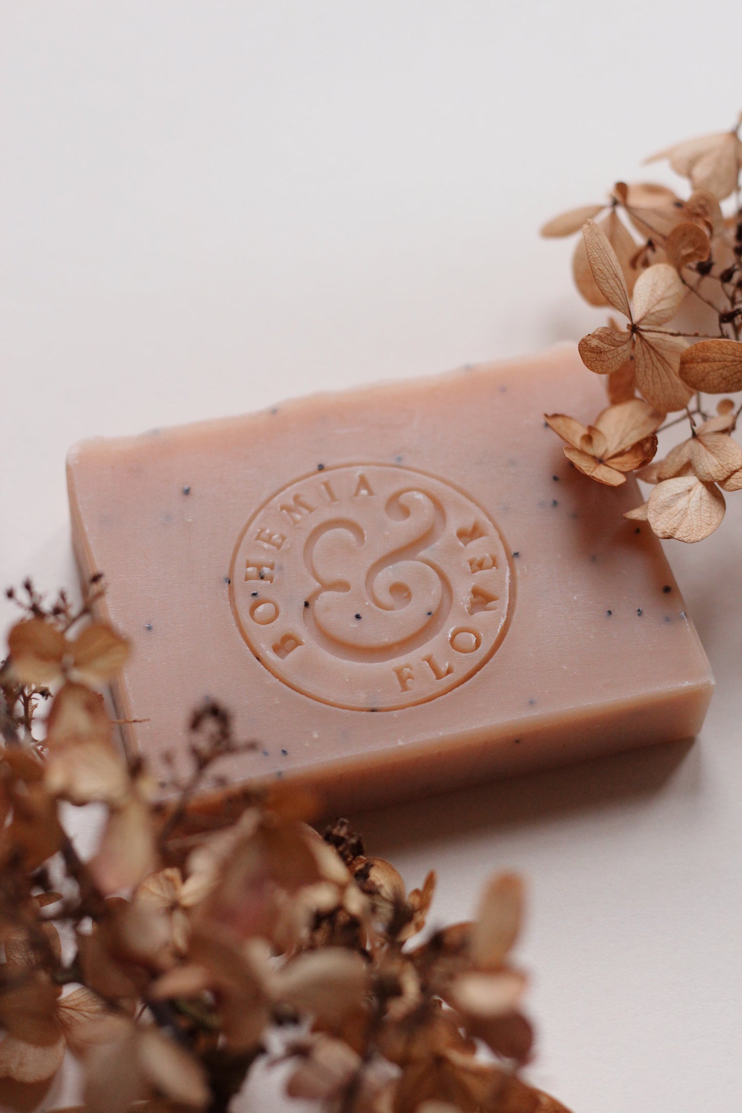 Garden Soap - Pink Clay, Rose & Poppy Seed