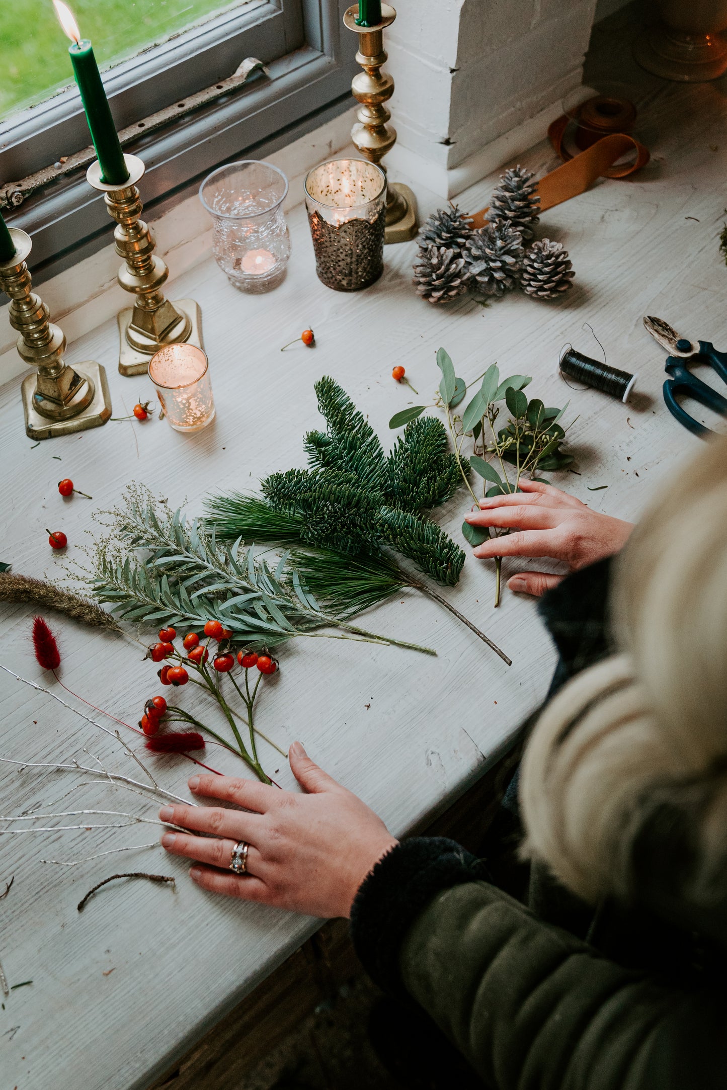 DIY Luxury Christmas Wreath Kit