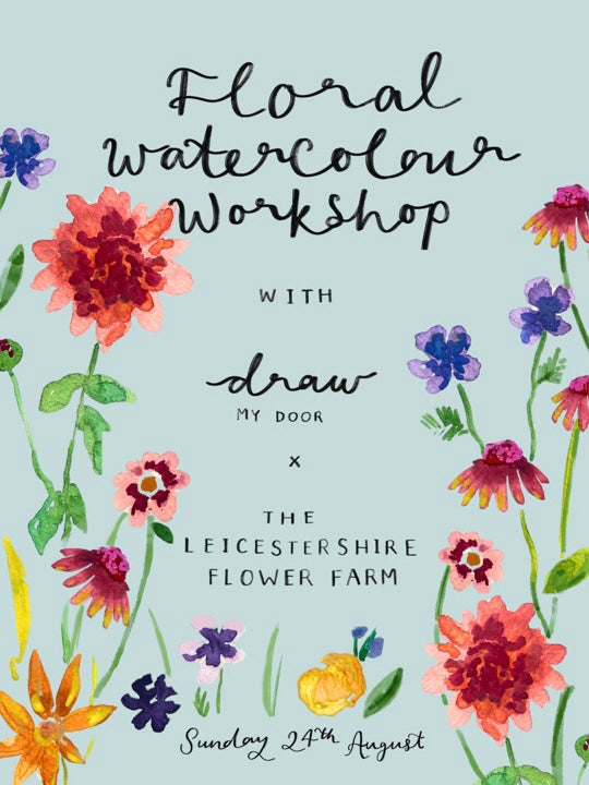 AUGUST - Floral Watercolour Workshop