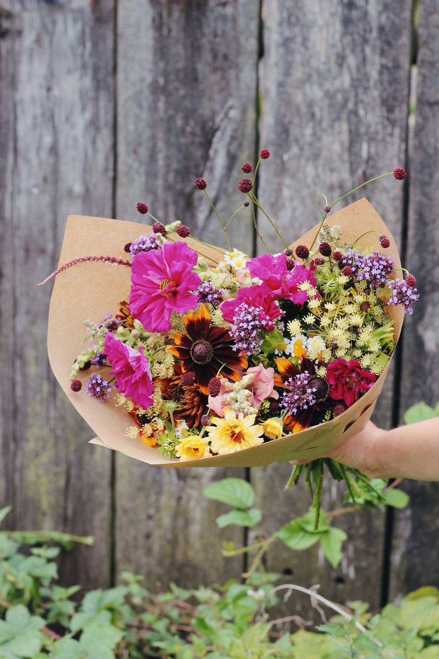OCTOBER - Autumn Hand-tied Arrangement
