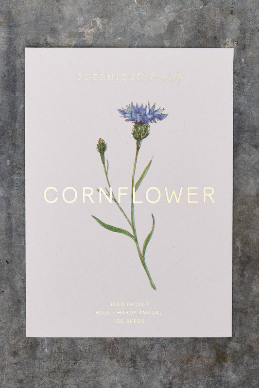 Cornflower Blue Seed Packet