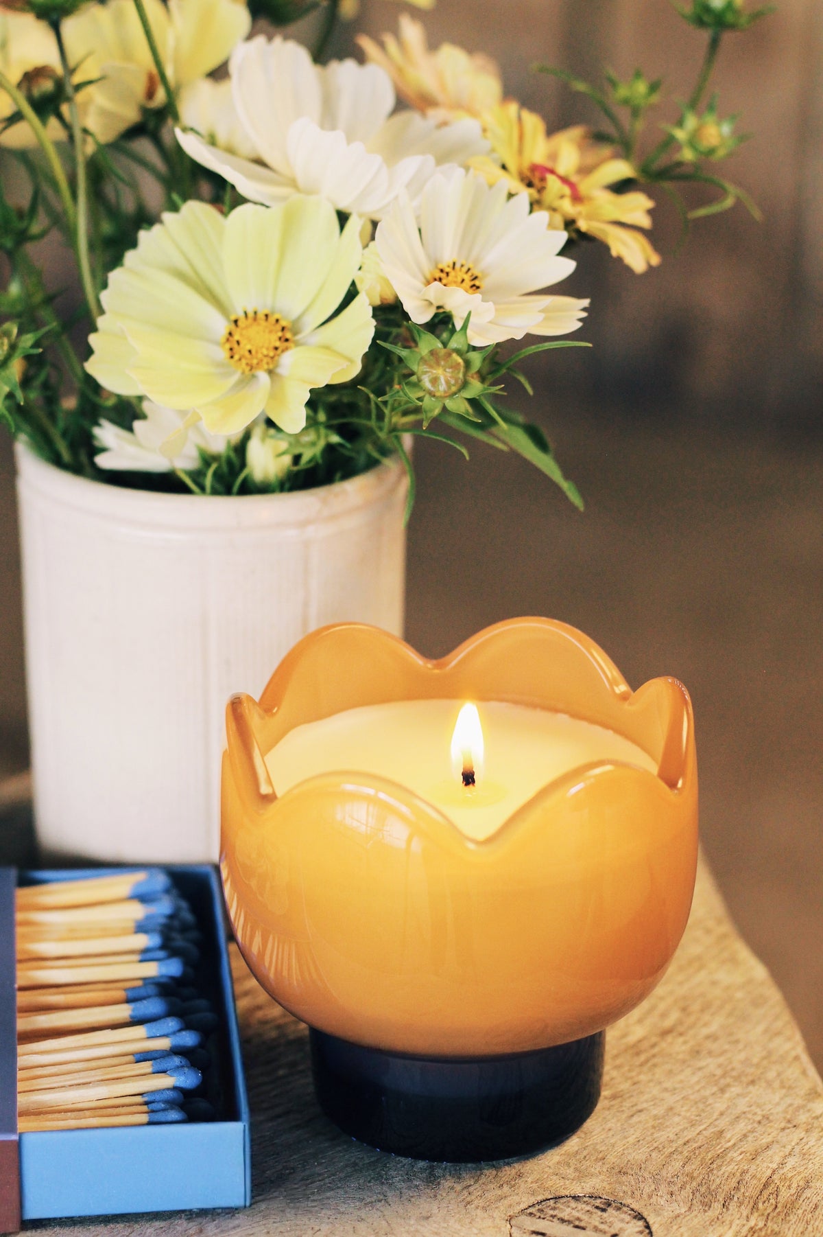 Tulip Glass Candles