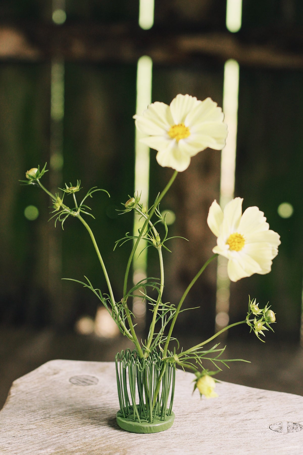 Round Hairpin Flower Holders