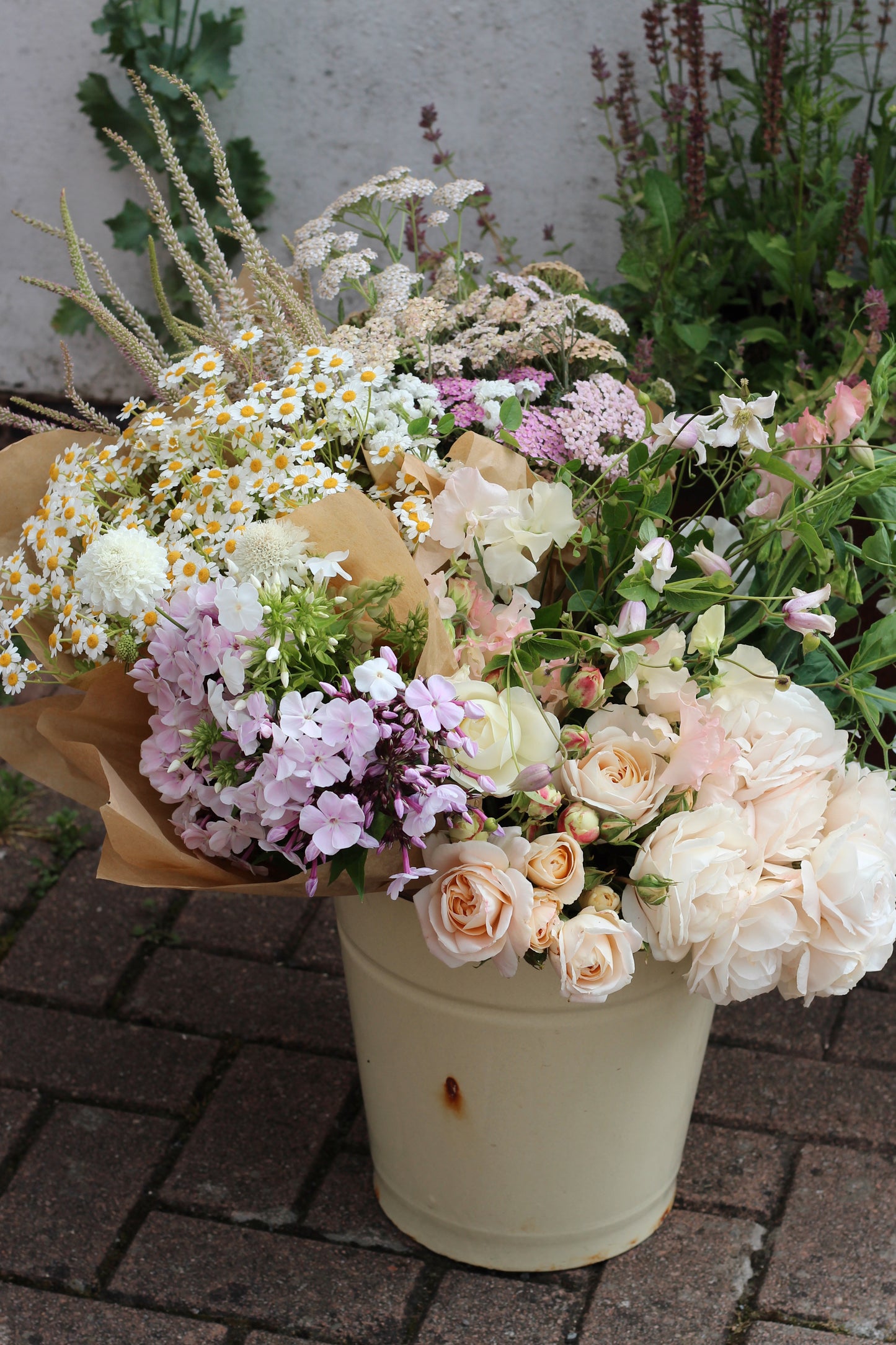 Seasonal Flower Bucket