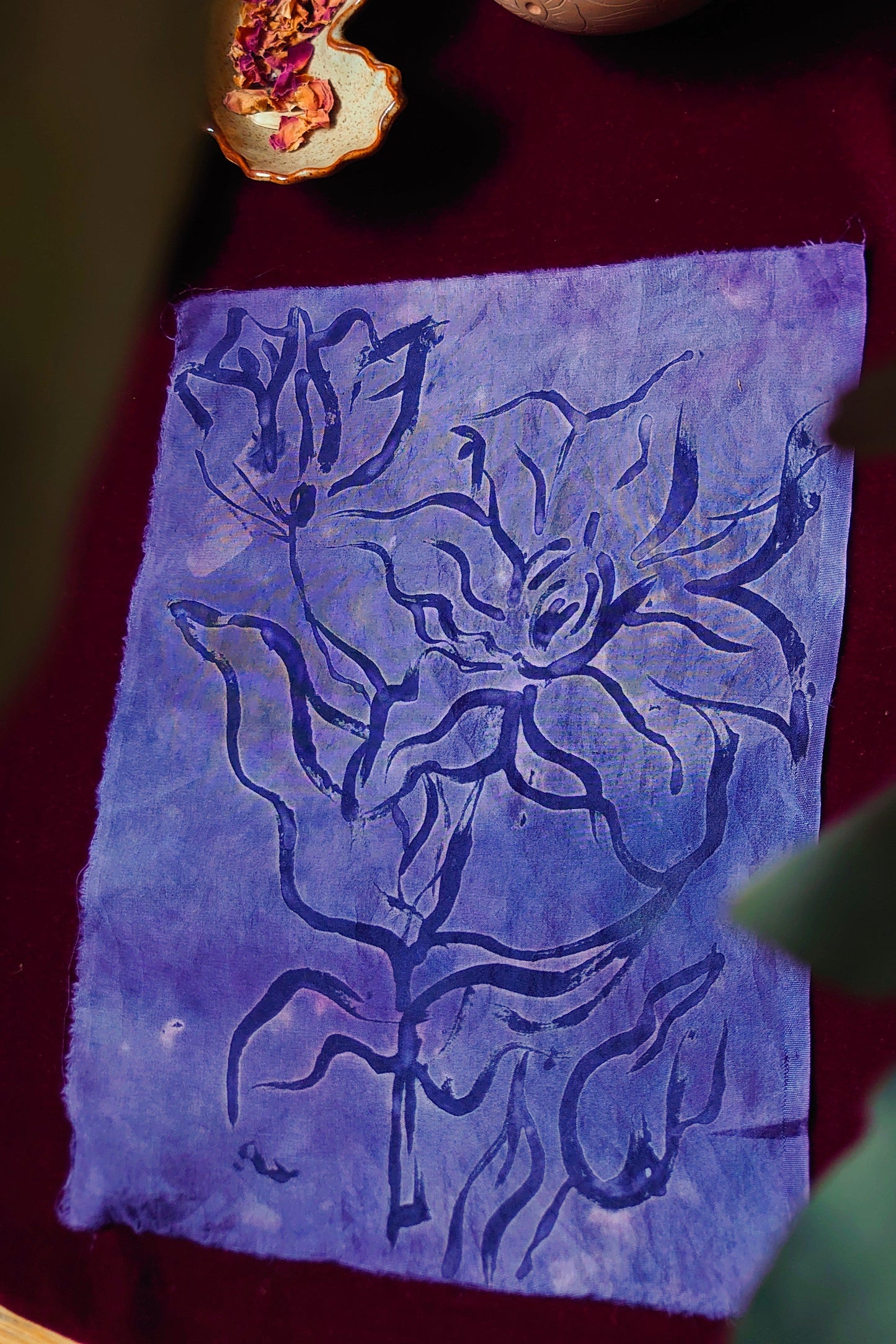 AUGUST - Floral Silk Dying Workshop