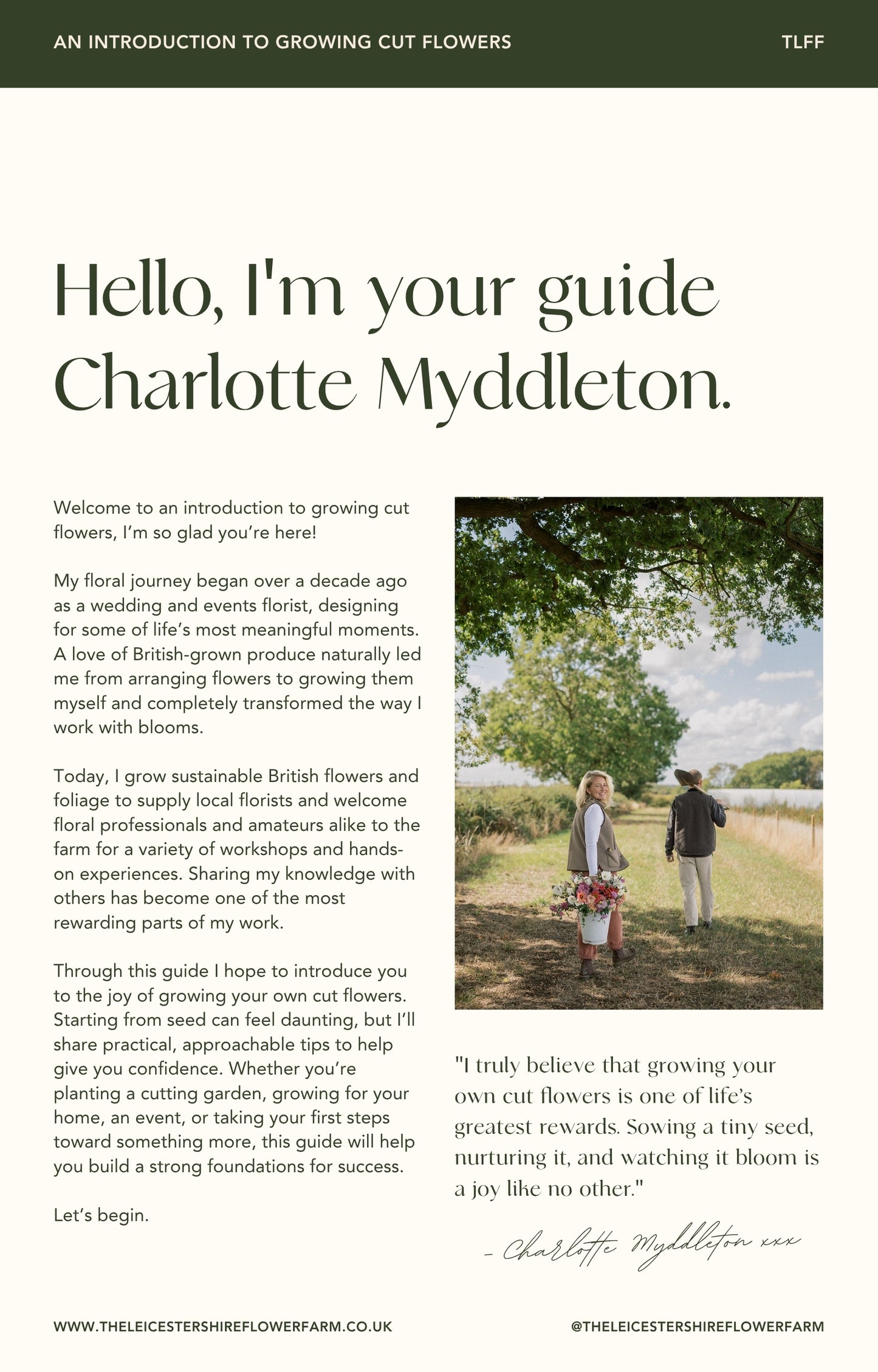 E-Book - An Introduction To Growing Cut Flowers